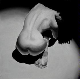 Akt 1 Acryl auf Leinwand 300x300 mm 2005.JPG