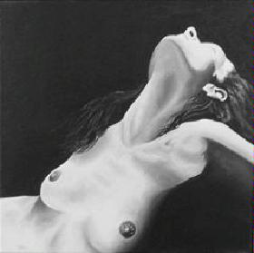 Akt 5 Acryl auf Leinwand 300x300mm 2005