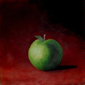 Eva!! Acryl auf Leinwand 300x300mm 2005
